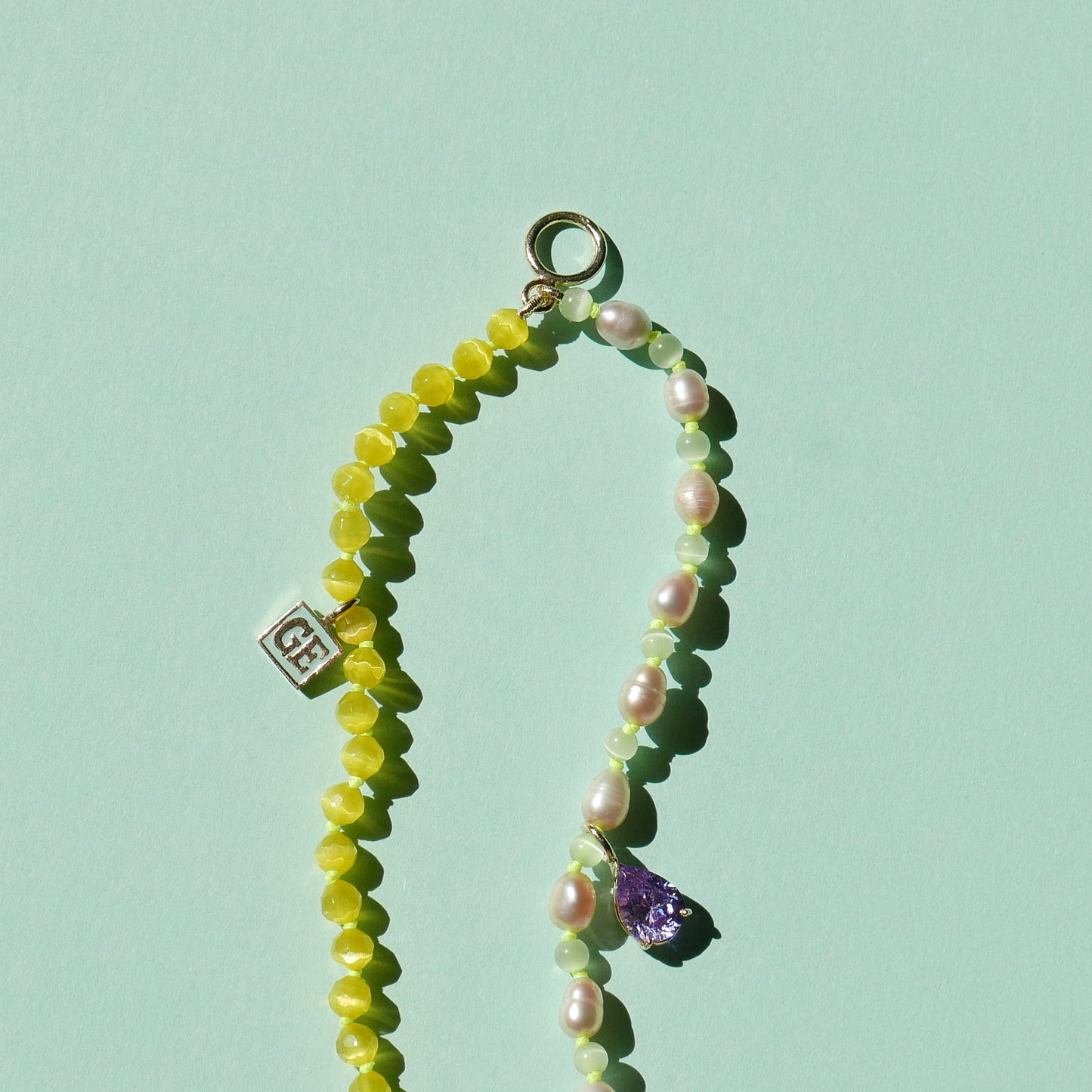 Yellow & Green Phone Chain