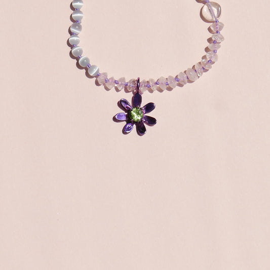 Purple Daisy Bracelet