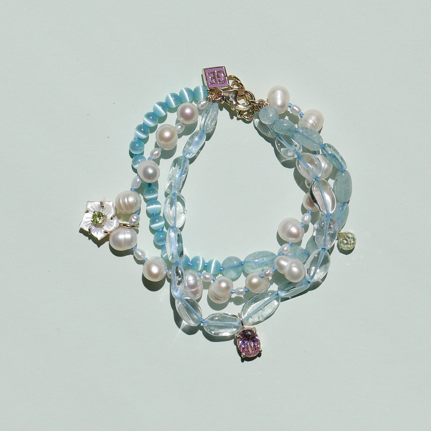 Blue Triple Bracelet