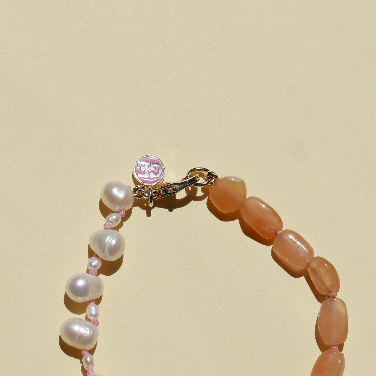 Orange Pearl Bracelet