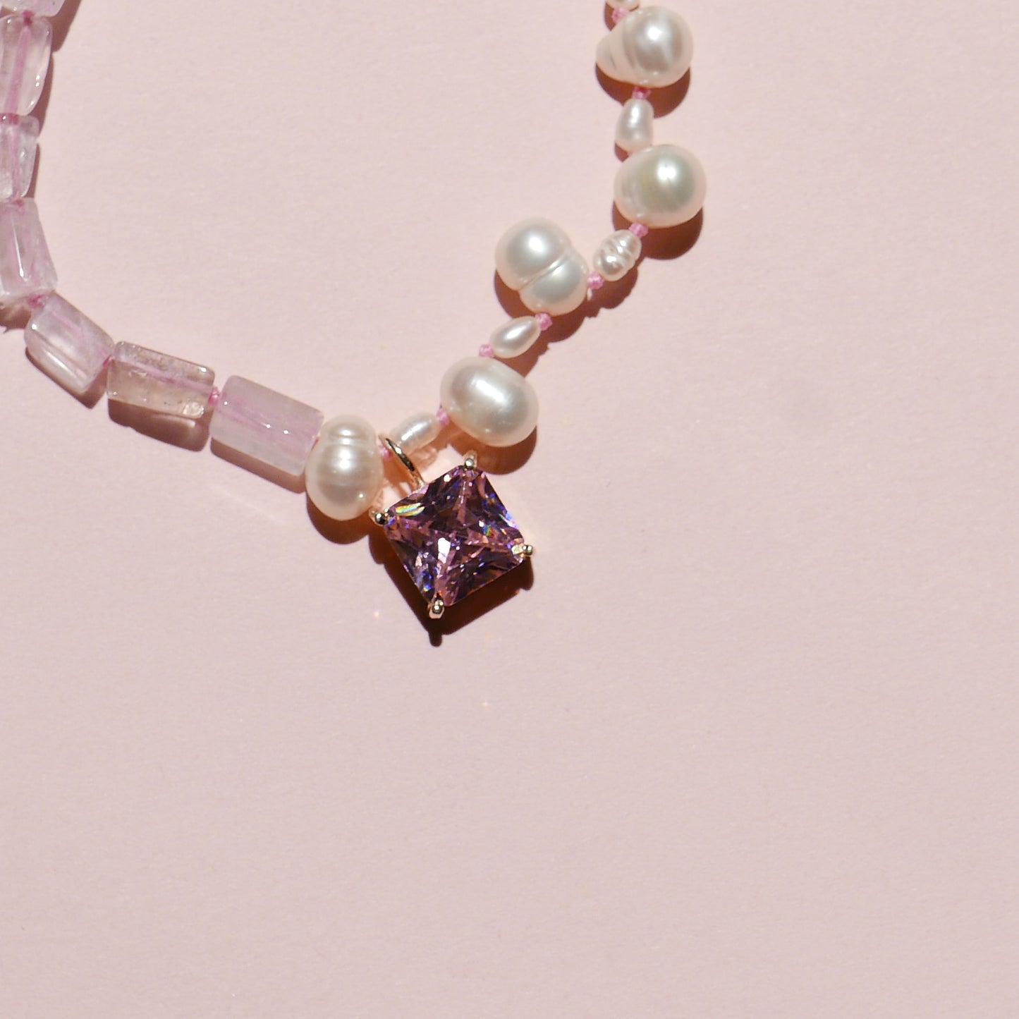 Pink Pearl Bracelet