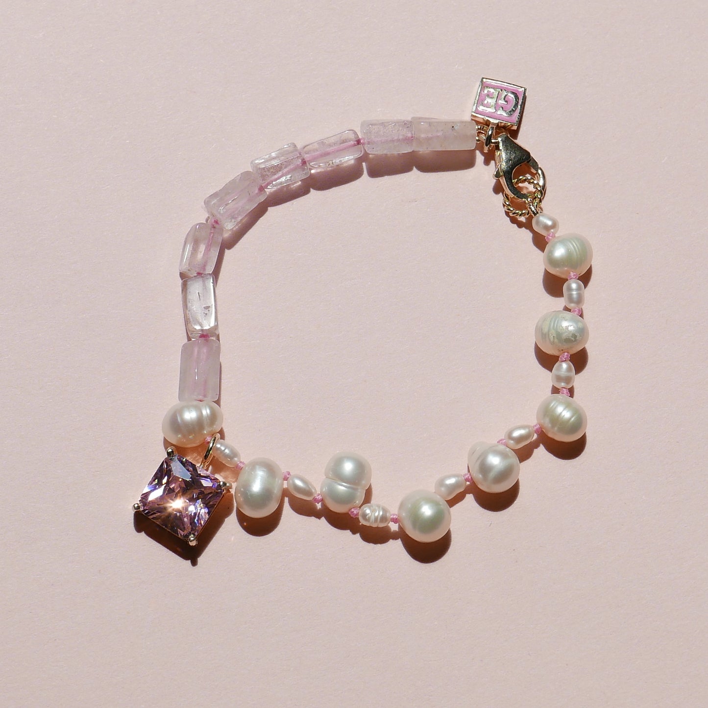 Pink Pearl Bracelet