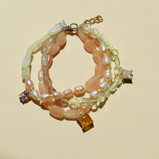 Amber Triple Bracelet