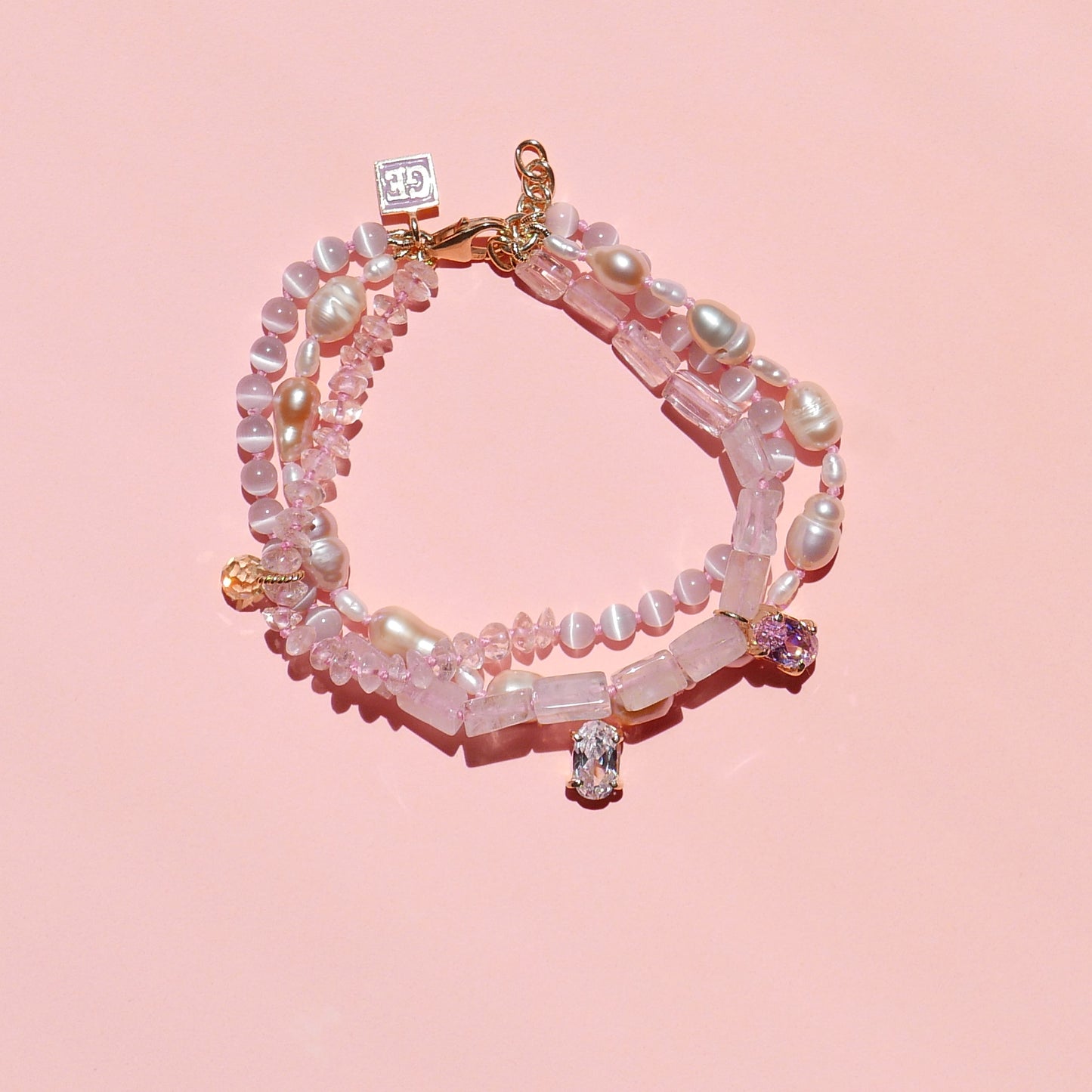 Light Pink Triple Bracelet