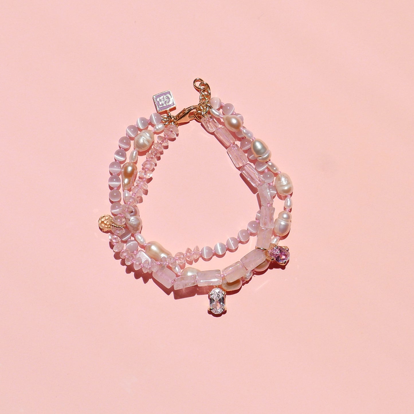 Light Pink Triple Bracelet