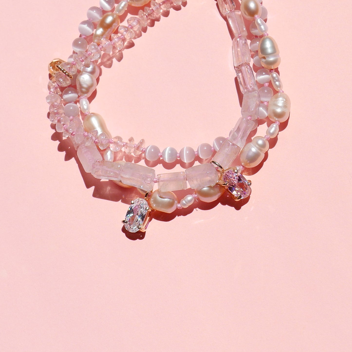 Light Pink Triple Bracelet