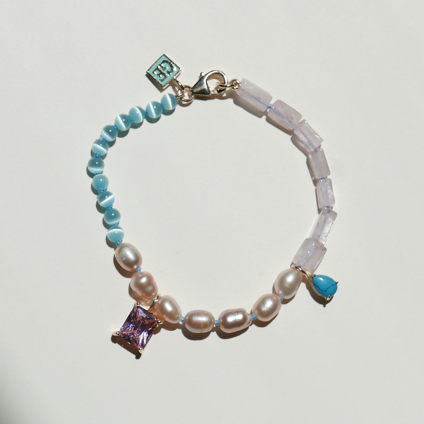 Blue Pearl Bracelet