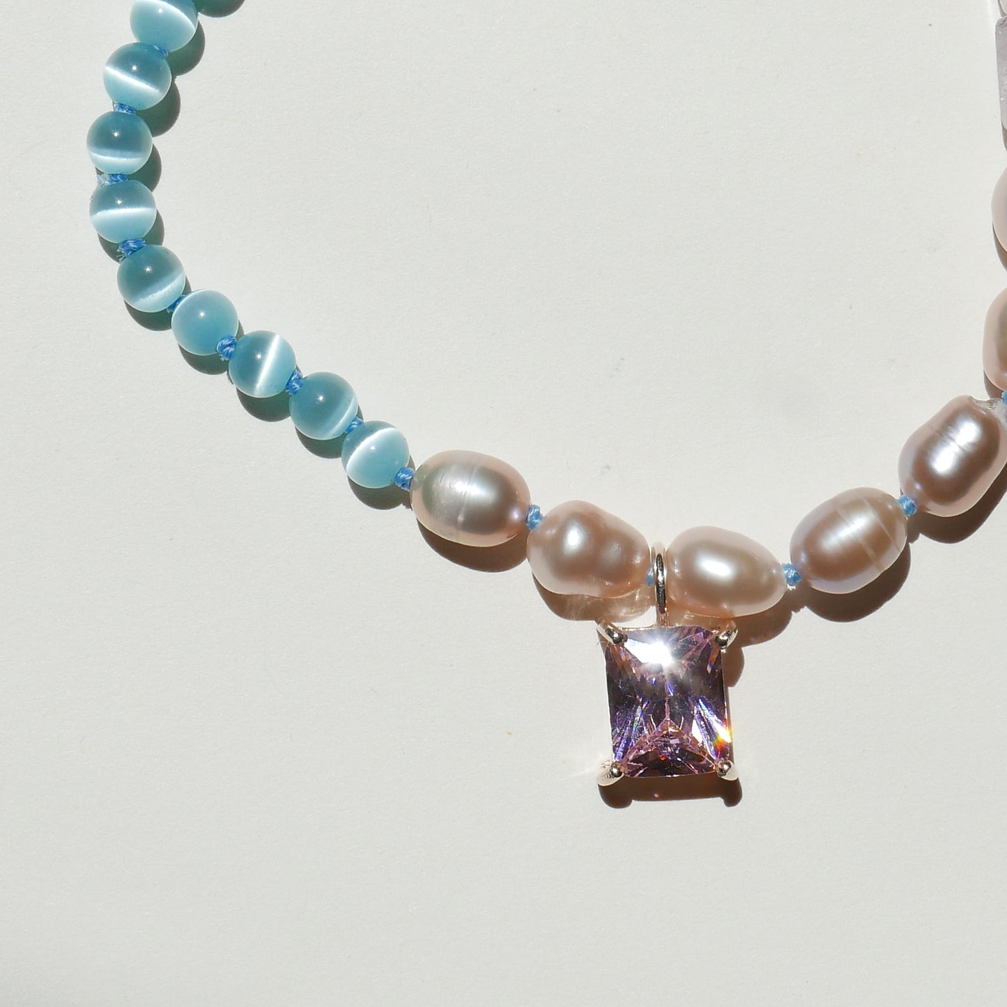 Blue Pearl Bracelet