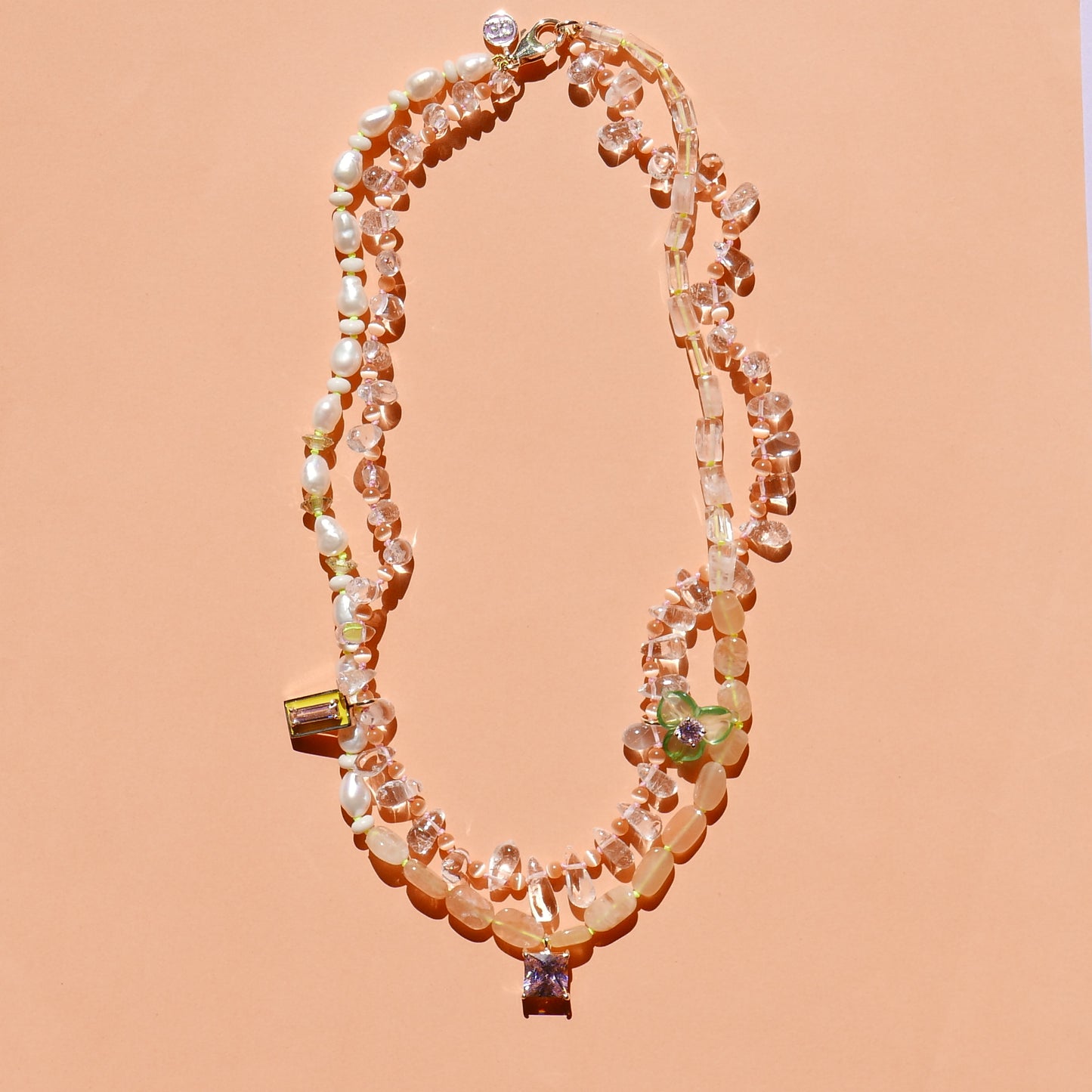 Summer Tone Double Necklace