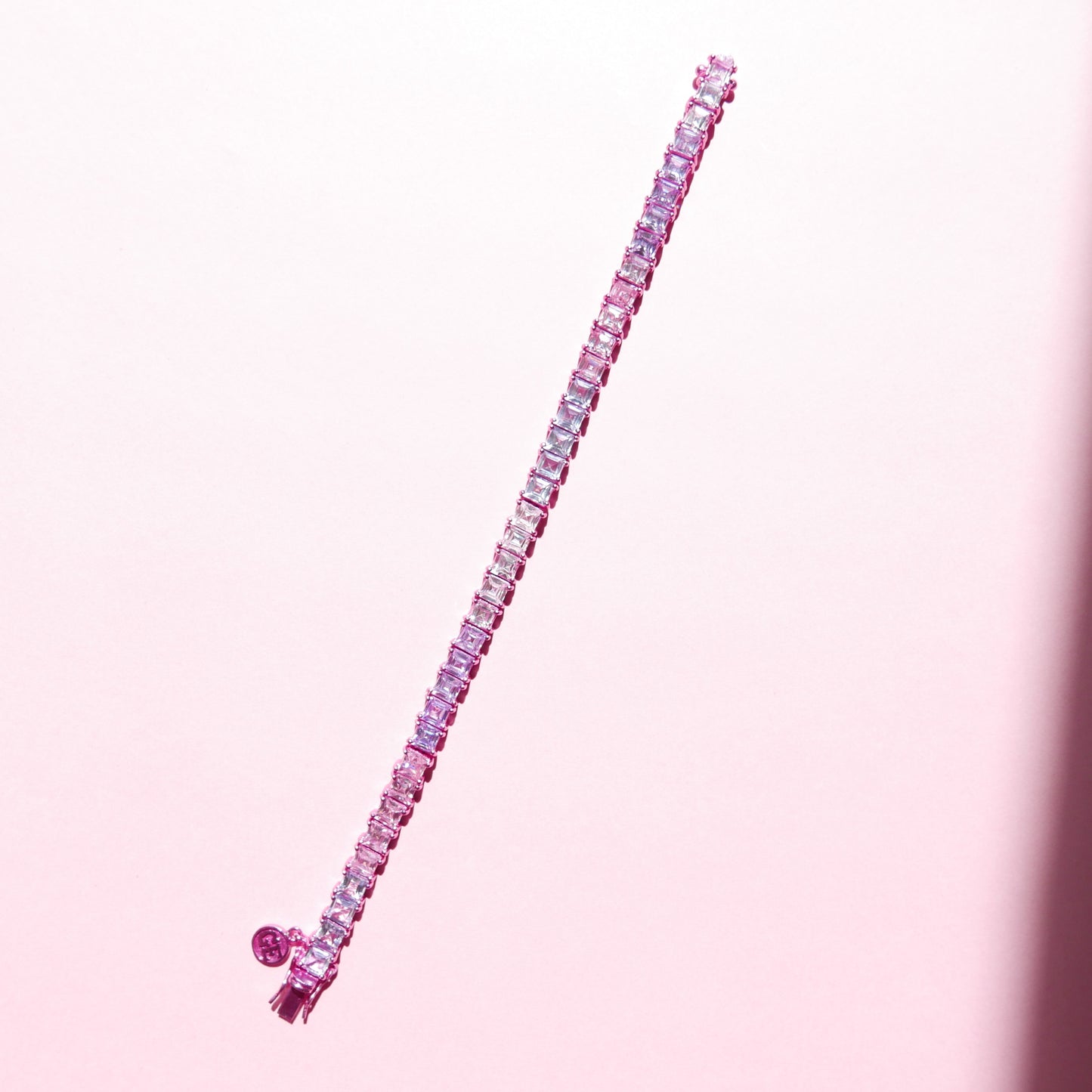 Pink Tennis Bracelet