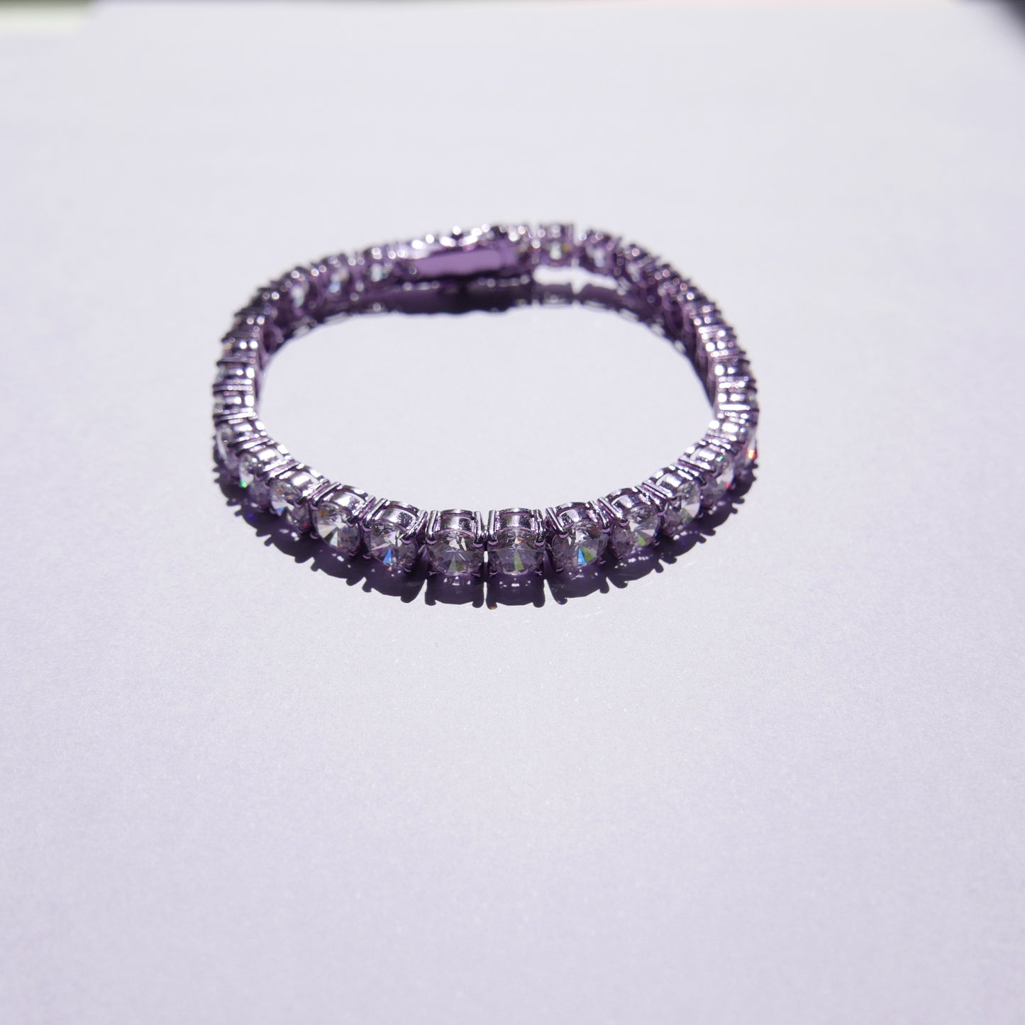 Purple Tennis Bracelet