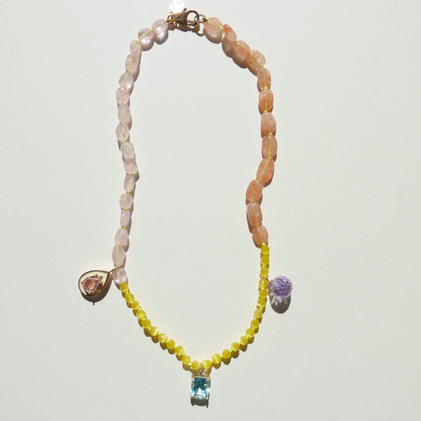 Summer Tone Enamel Necklace