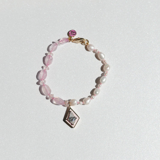 Light Pink Enamel Bracelet