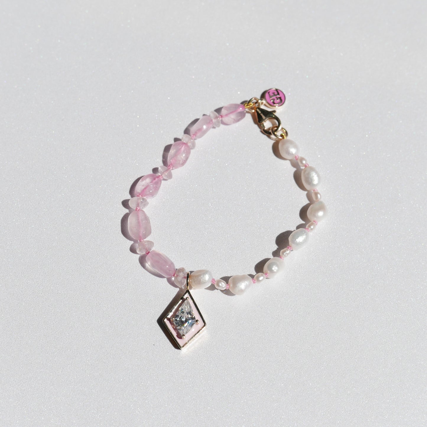 Light Pink Enamel Bracelet