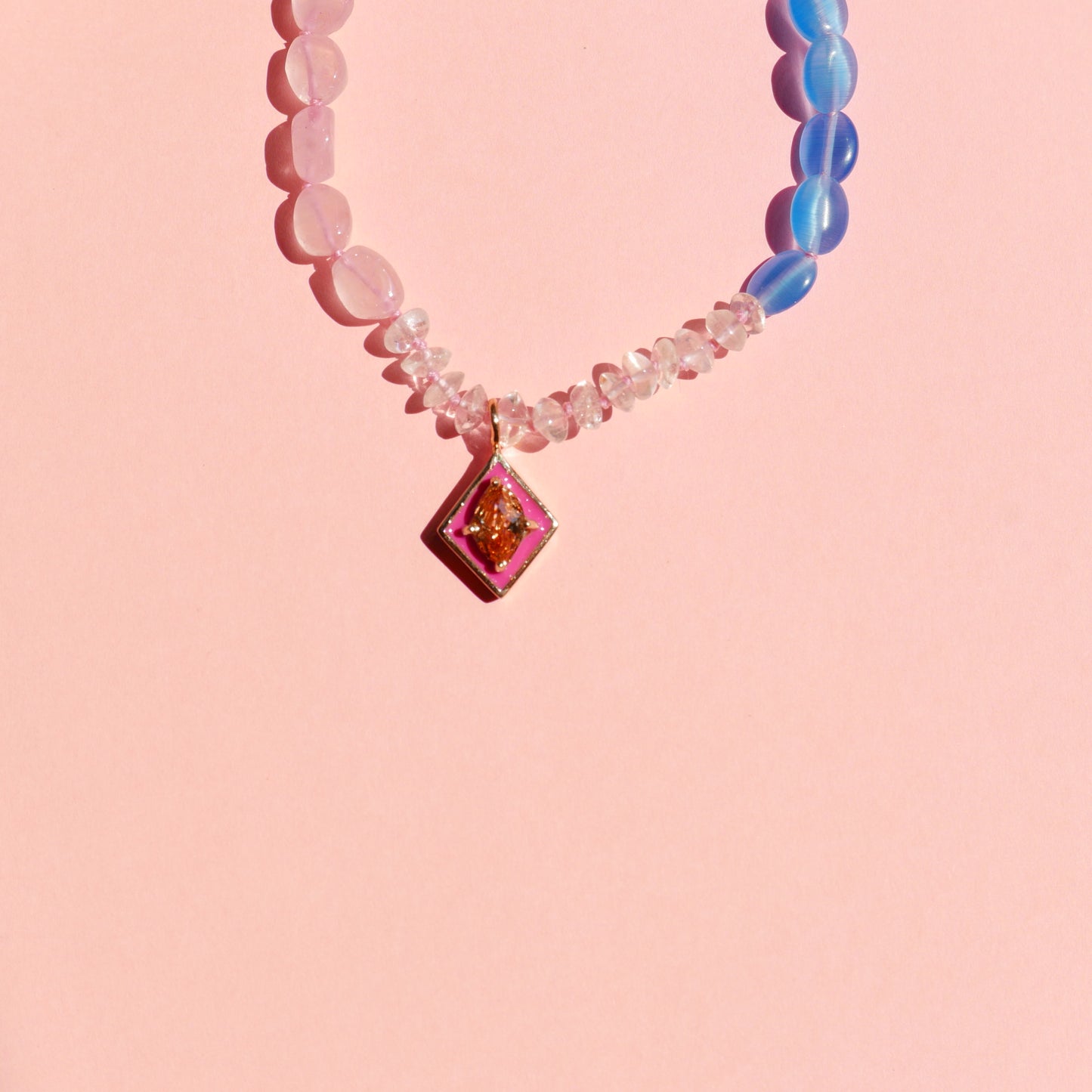 Pink Enamel Bracelet