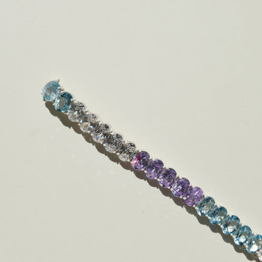 Cool Tone Tennis Bracelet