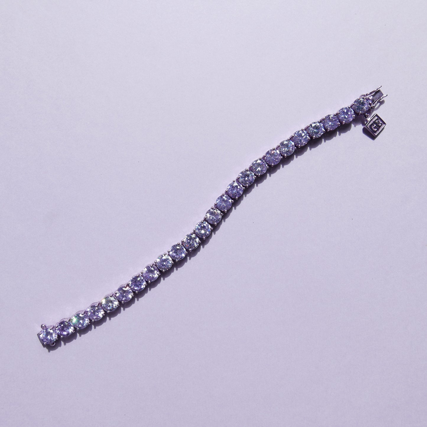 All Purple Tennis Bracelet