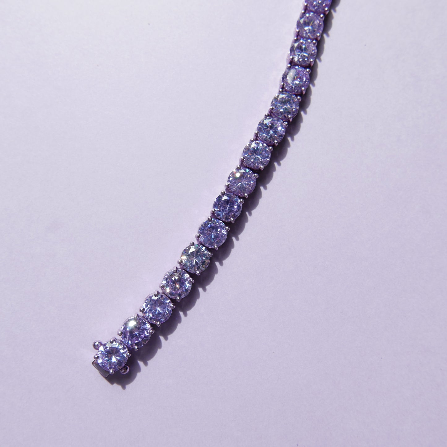 All Purple Tennis Bracelet