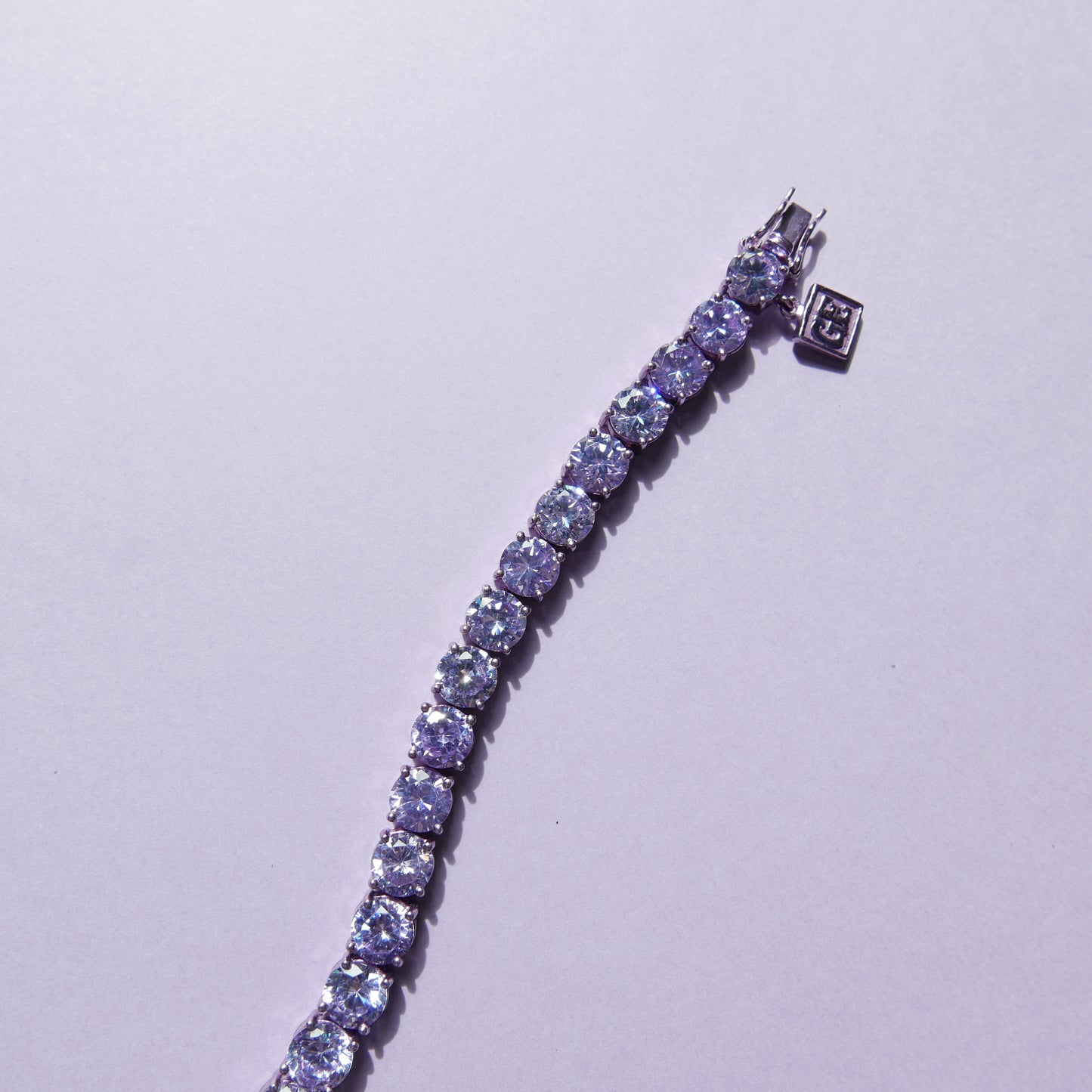 All Purple Tennis Bracelet