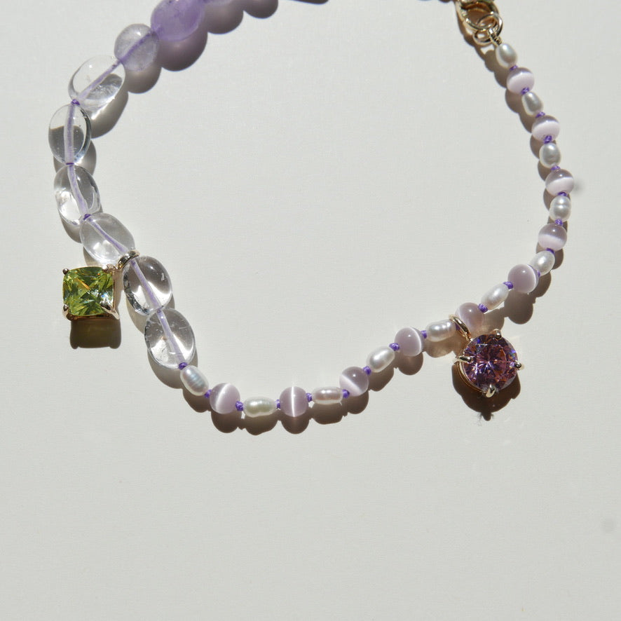 Purple Anklet
