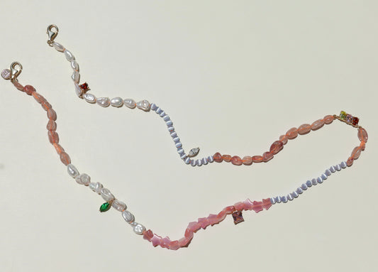 Pink & Blue 3-in-1 Mask Chain