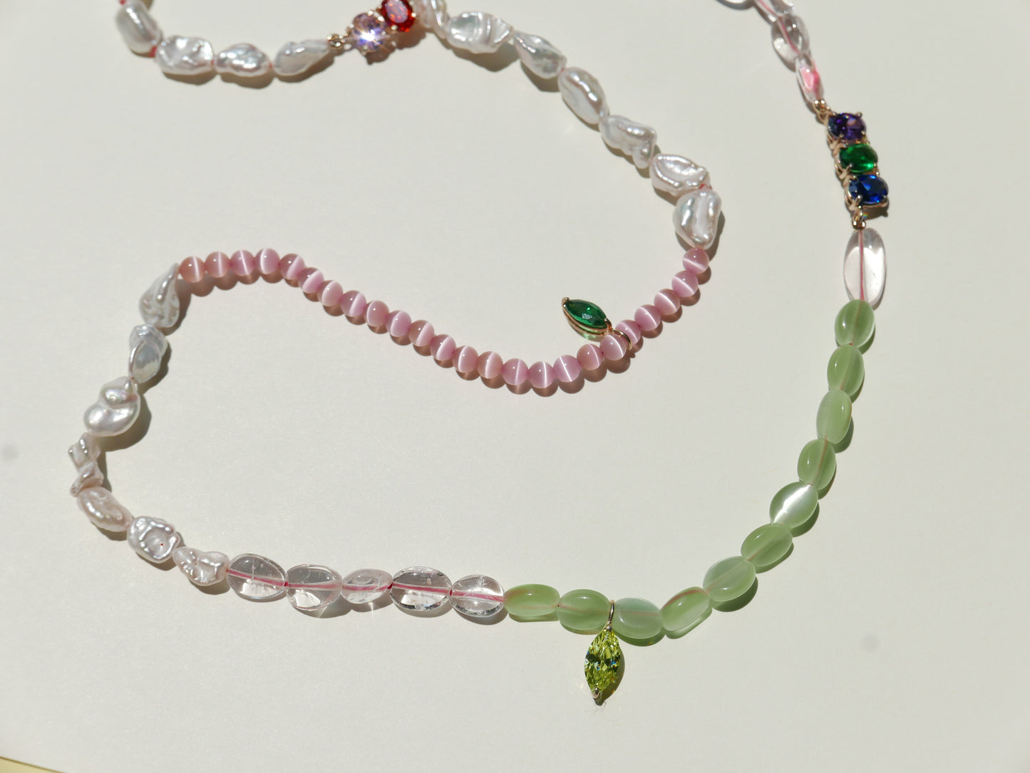 Pink & Green 3-in-1 Mask Chain