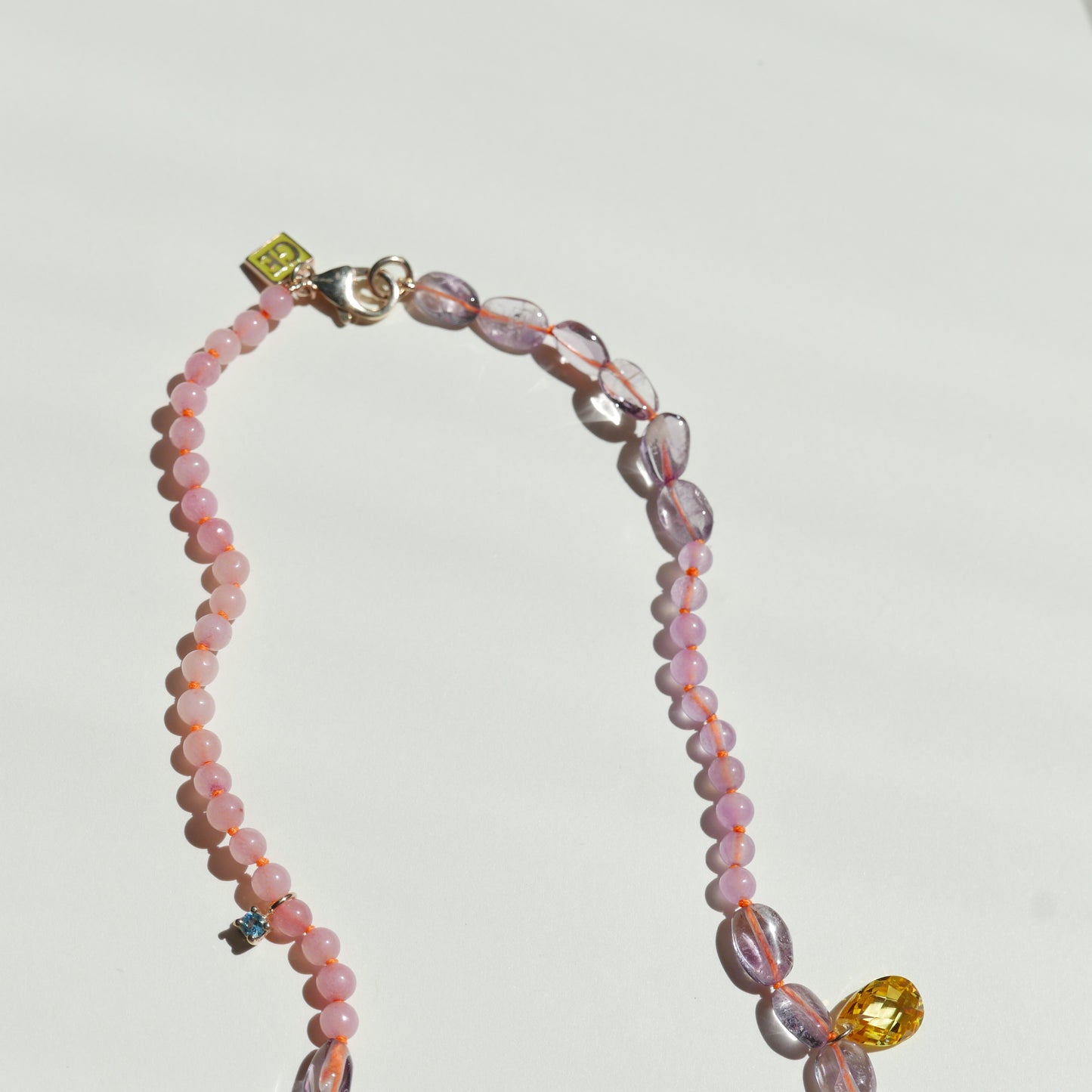 Pink & Purple Necklace 1