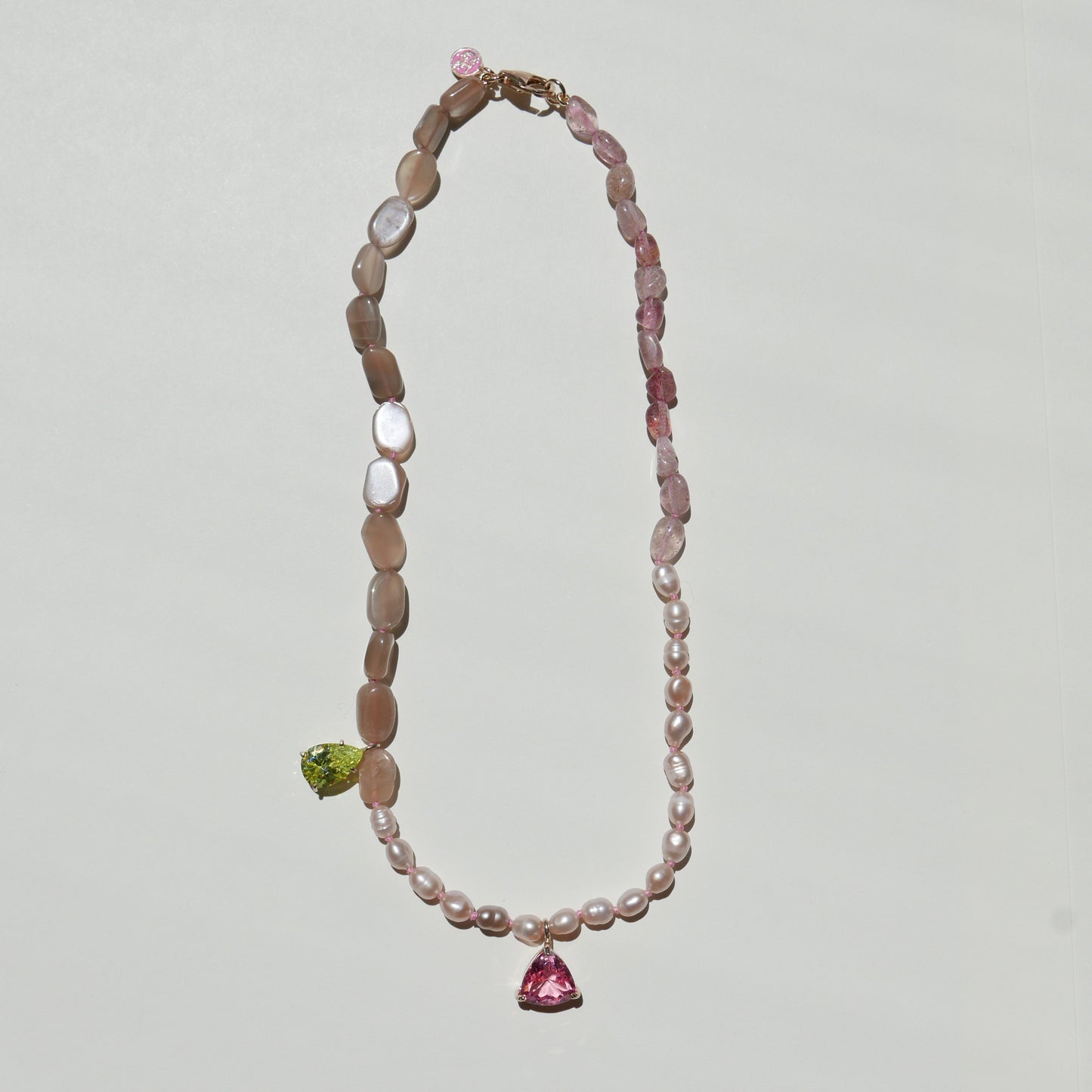 Pink Pendant Necklace 2