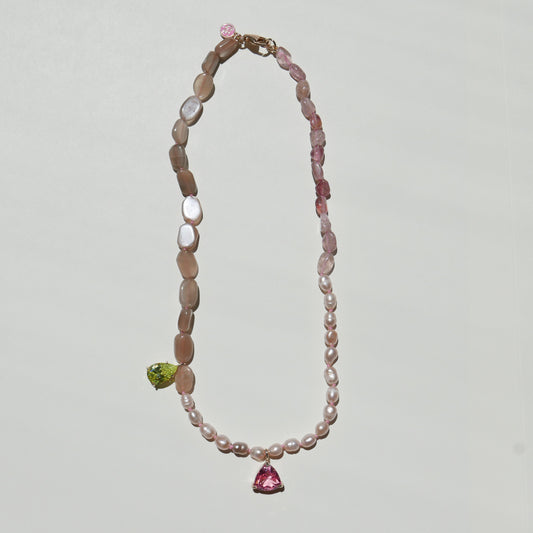 Pink Pendant Necklace 2