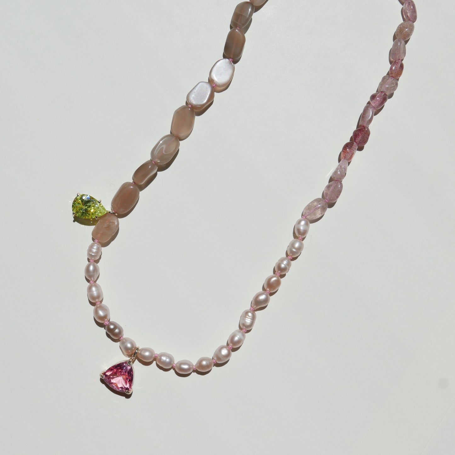 Pink Pendant Necklace 2