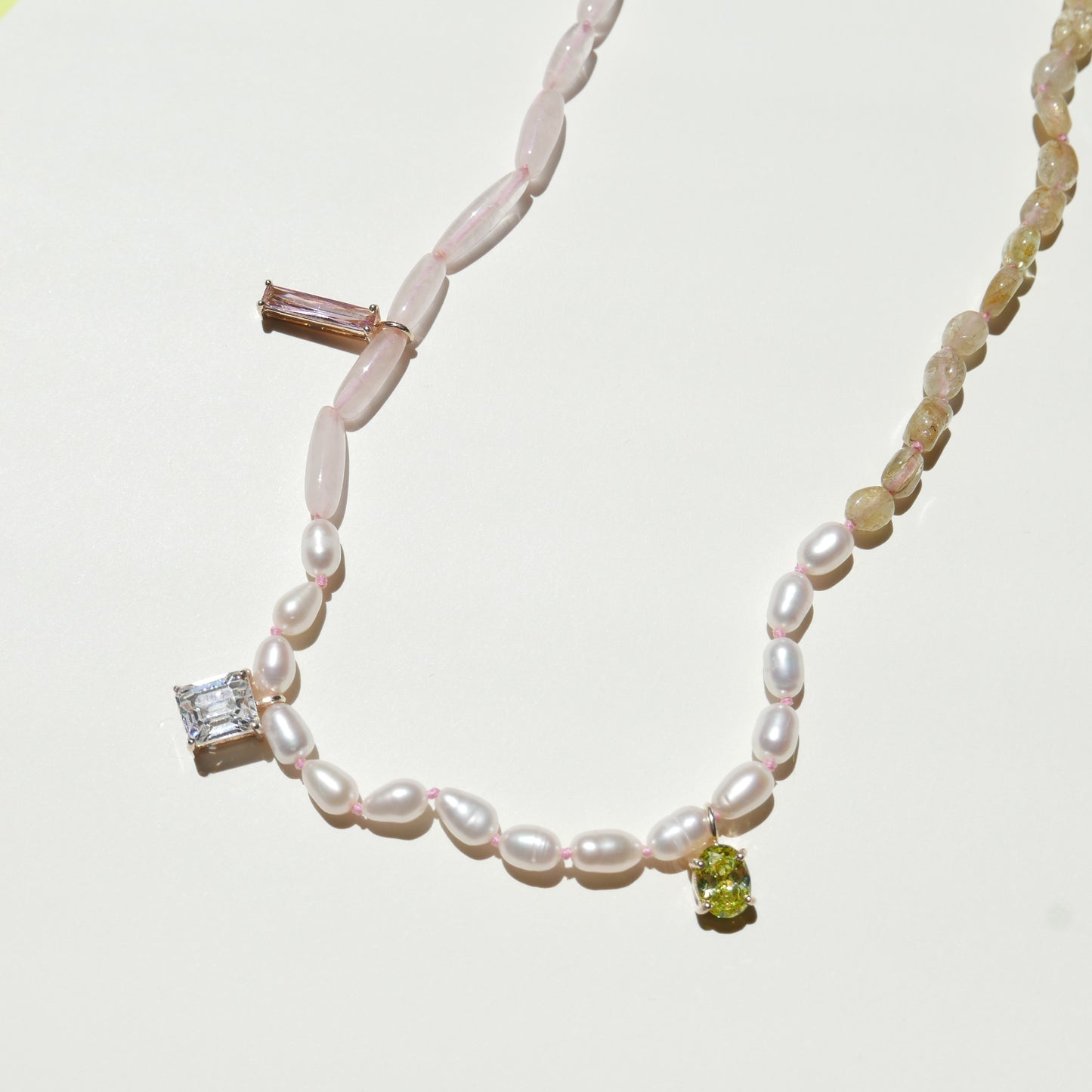 Light Tone Pearl Necklace 2