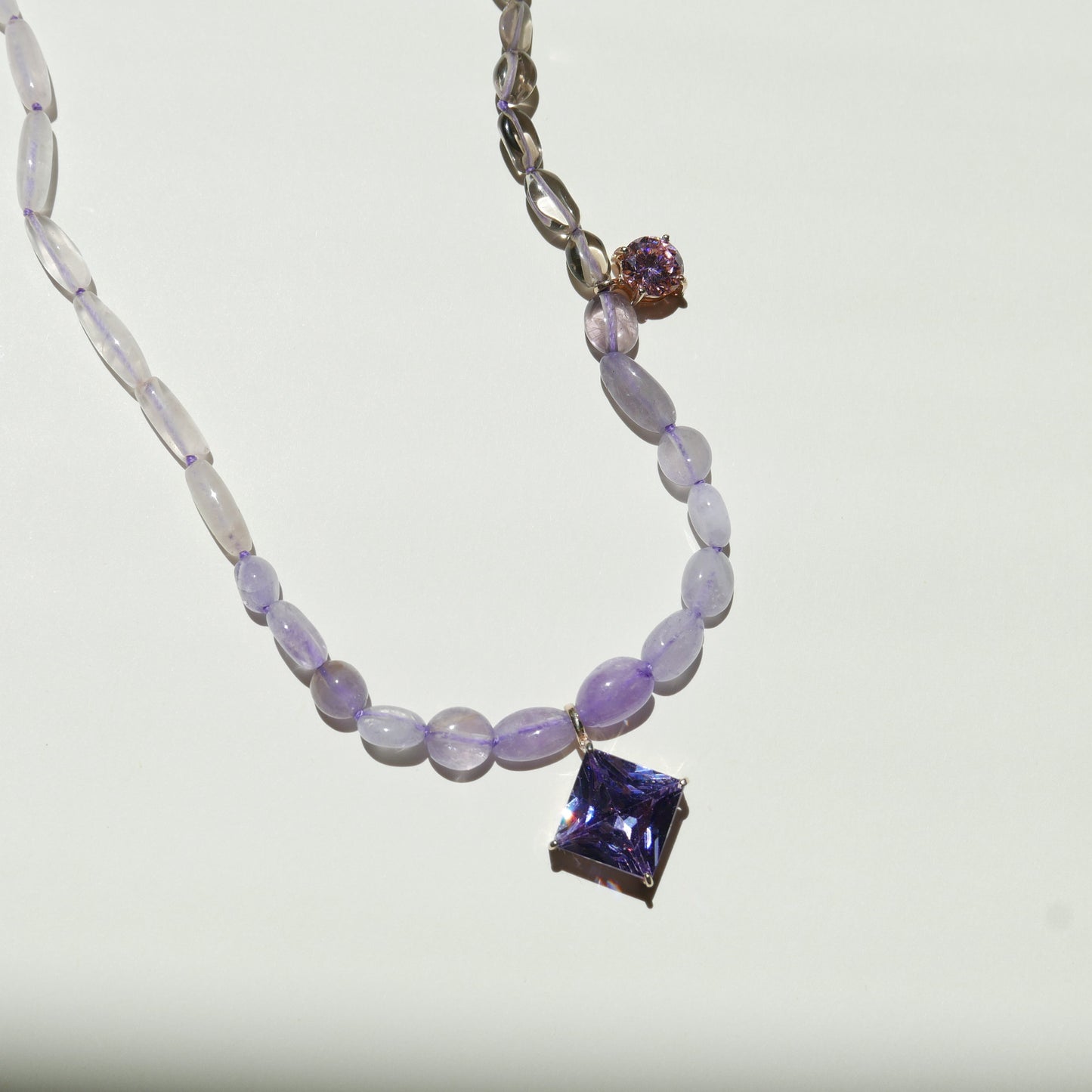 Purple Pendant Necklace 1