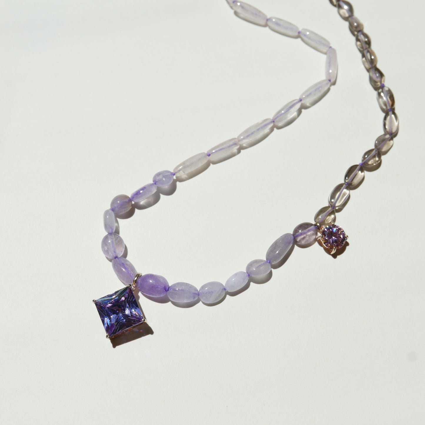 Purple Pendant Necklace 1