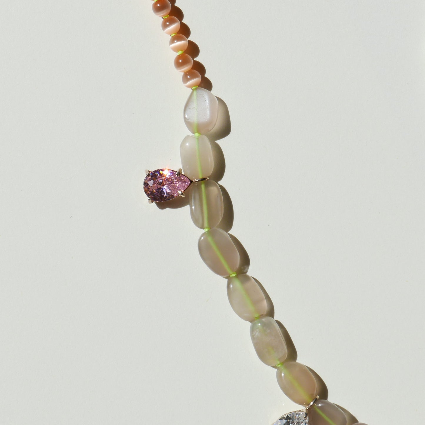 Summer Tone Pearl Necklace