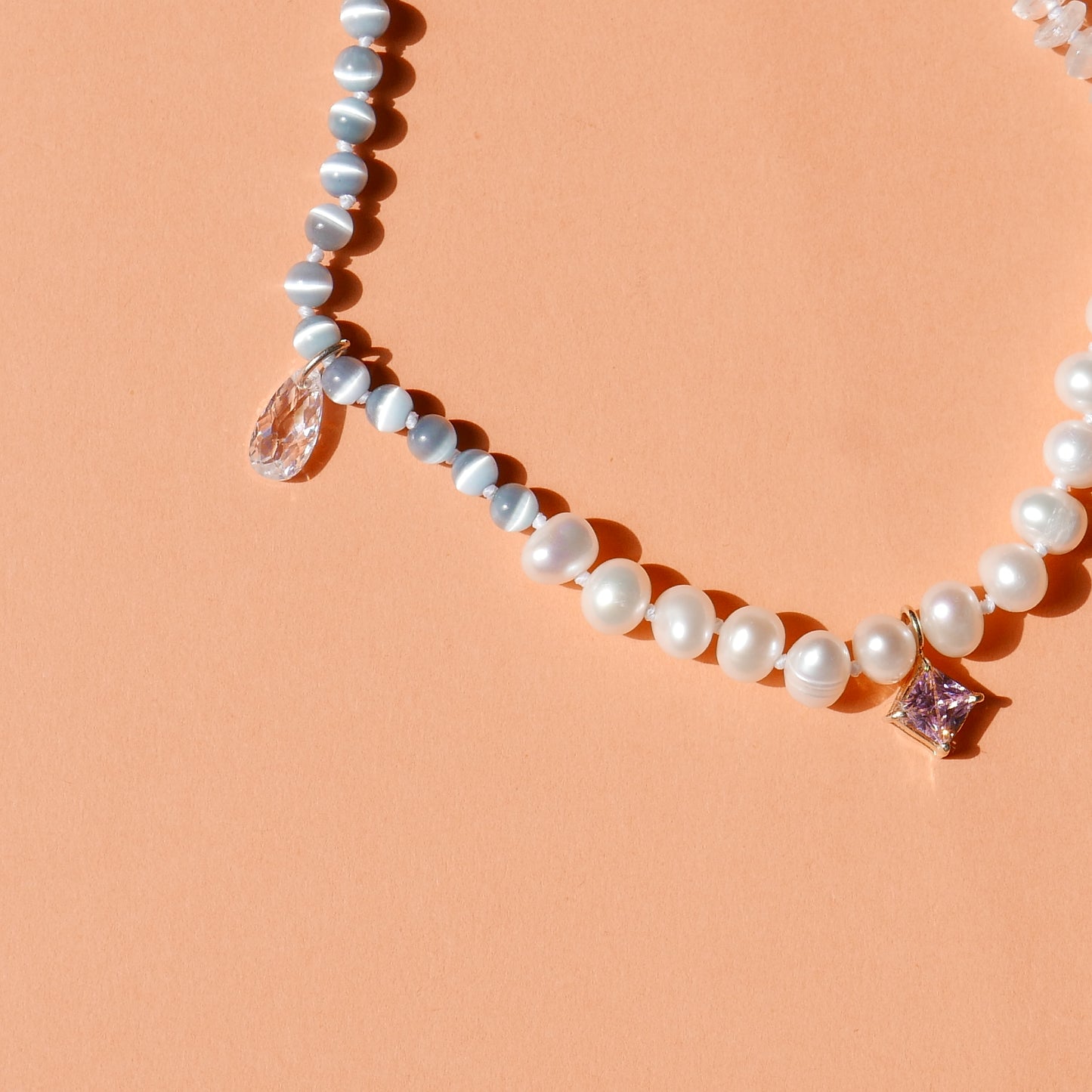 Light Tone Pearl Anklet