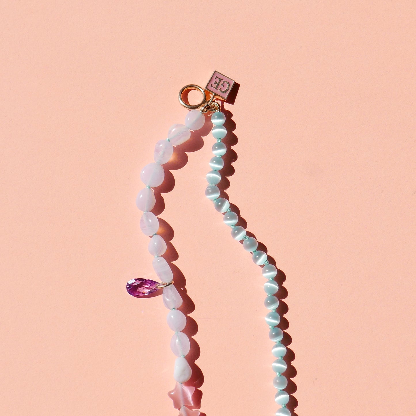 Pink & Blue Phone Chain 2