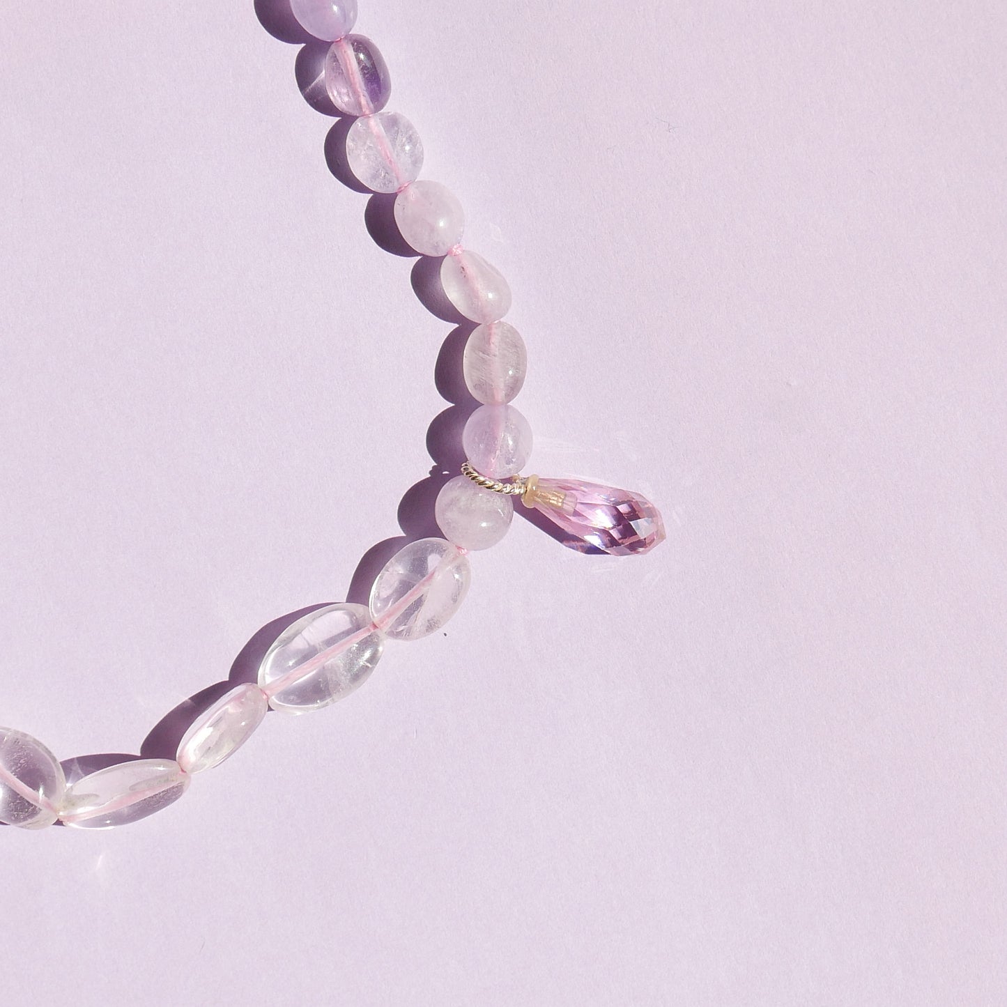 Purple Enamel Anklet