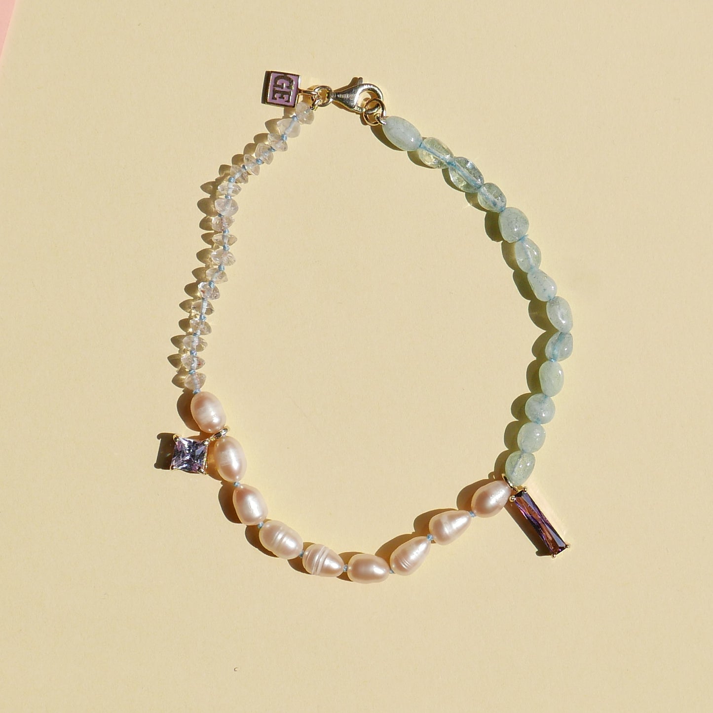 Cool Tone Pearl Anklet