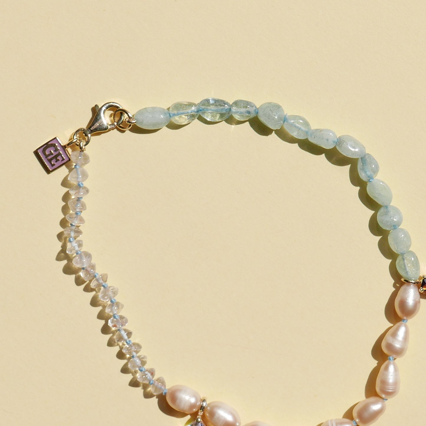 Cool Tone Pearl Anklet