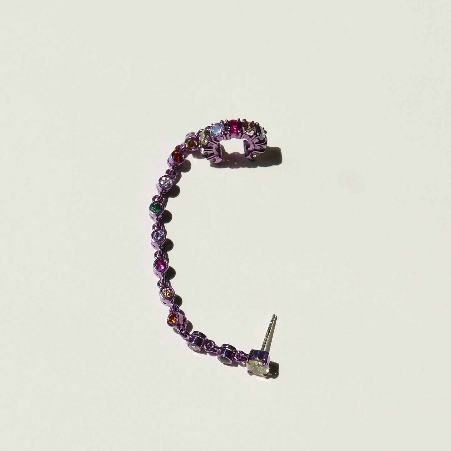 Purple Electric Sling with Multicolor CZ (L)