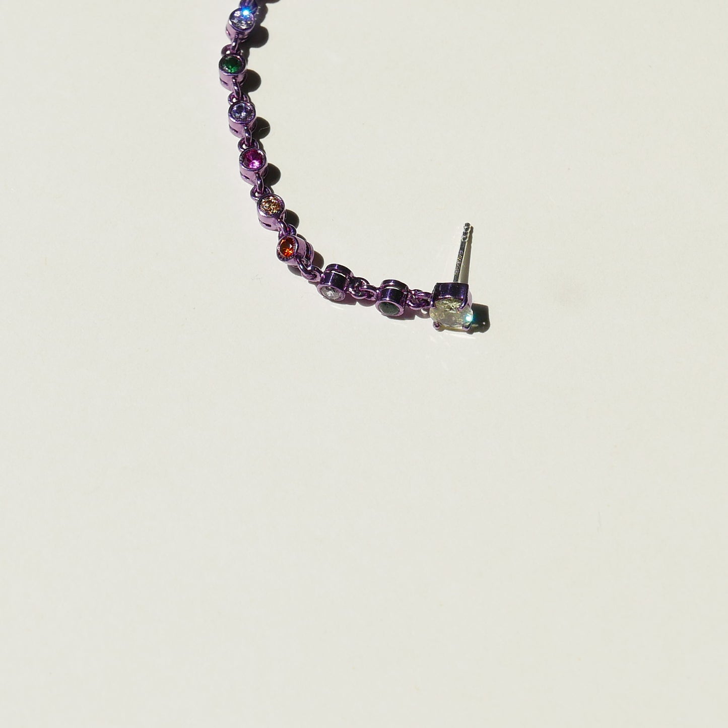 Purple Electric Sling with Multicolor CZ (L)